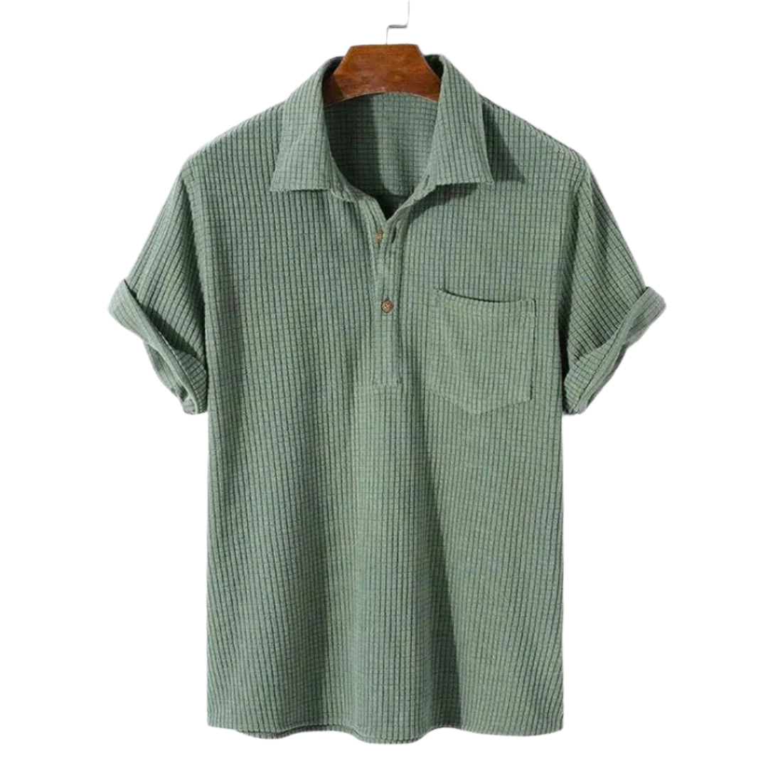 Heren Poloshirt Gebreid Casual Katoen 0