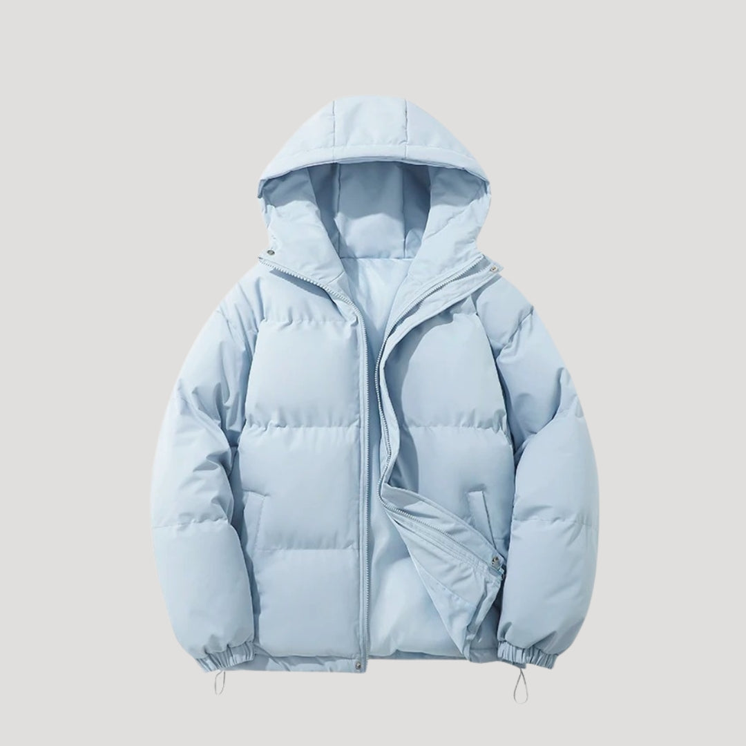 Heren Pufferjack met Capuchon voor de Winter Moderne Snit 5