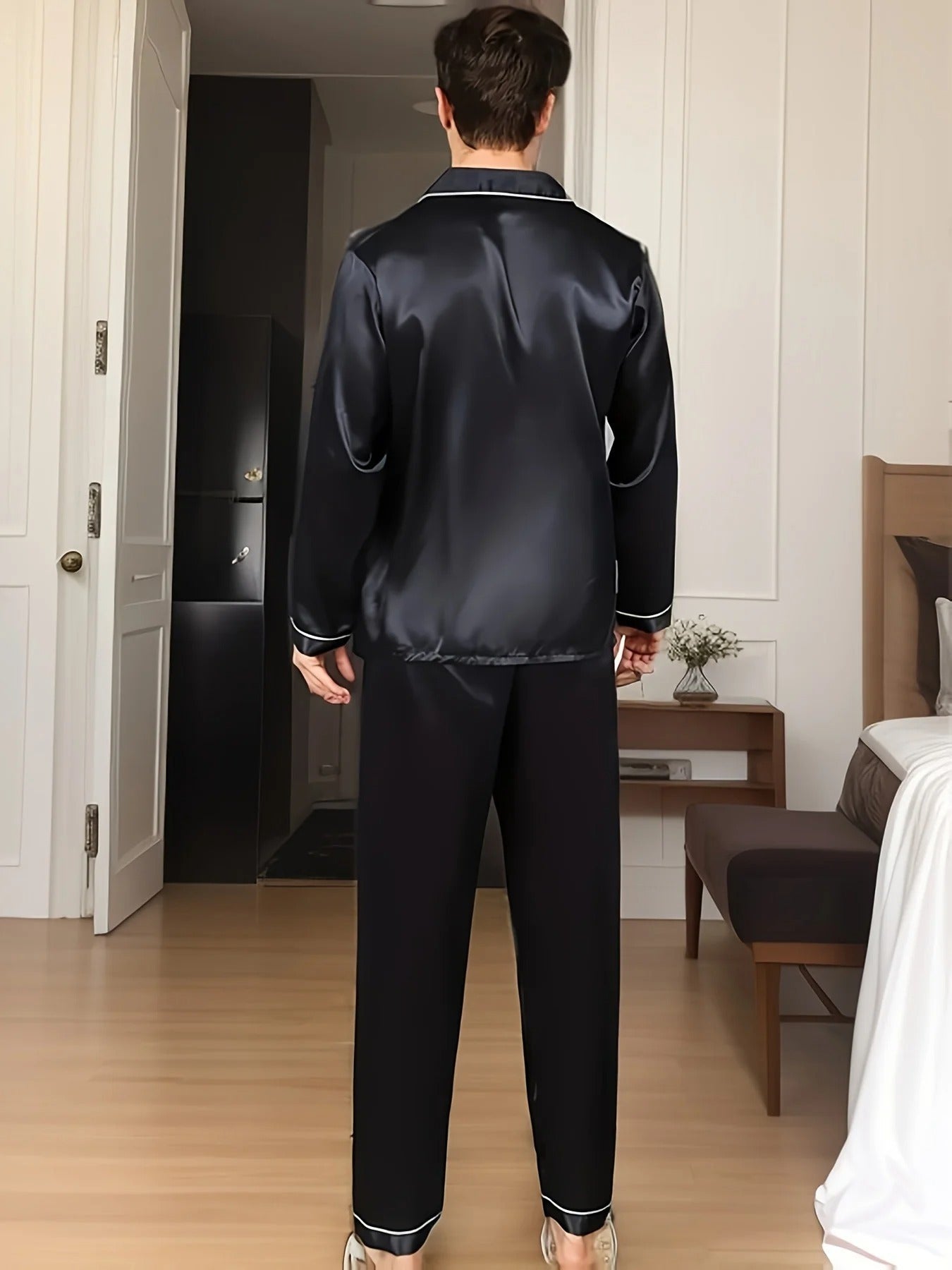 Heren Pyjama Luxe Stijlvol 2