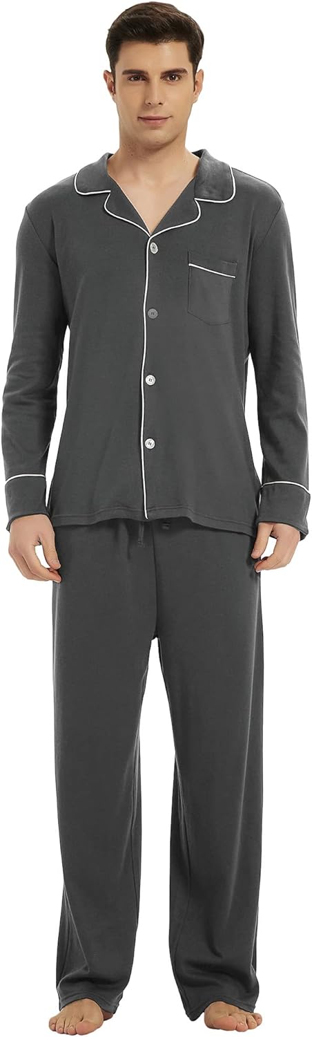 Heren Pyjama Set Comfortabel Klassiek 8
