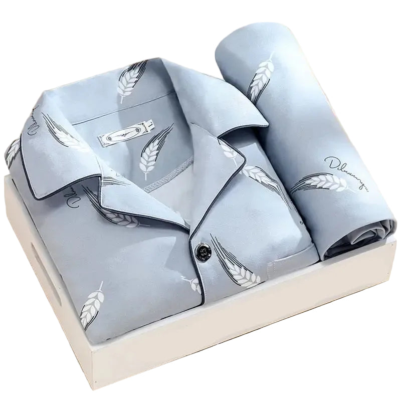 Heren Pyjamaset Klassiek Comfortabel 0