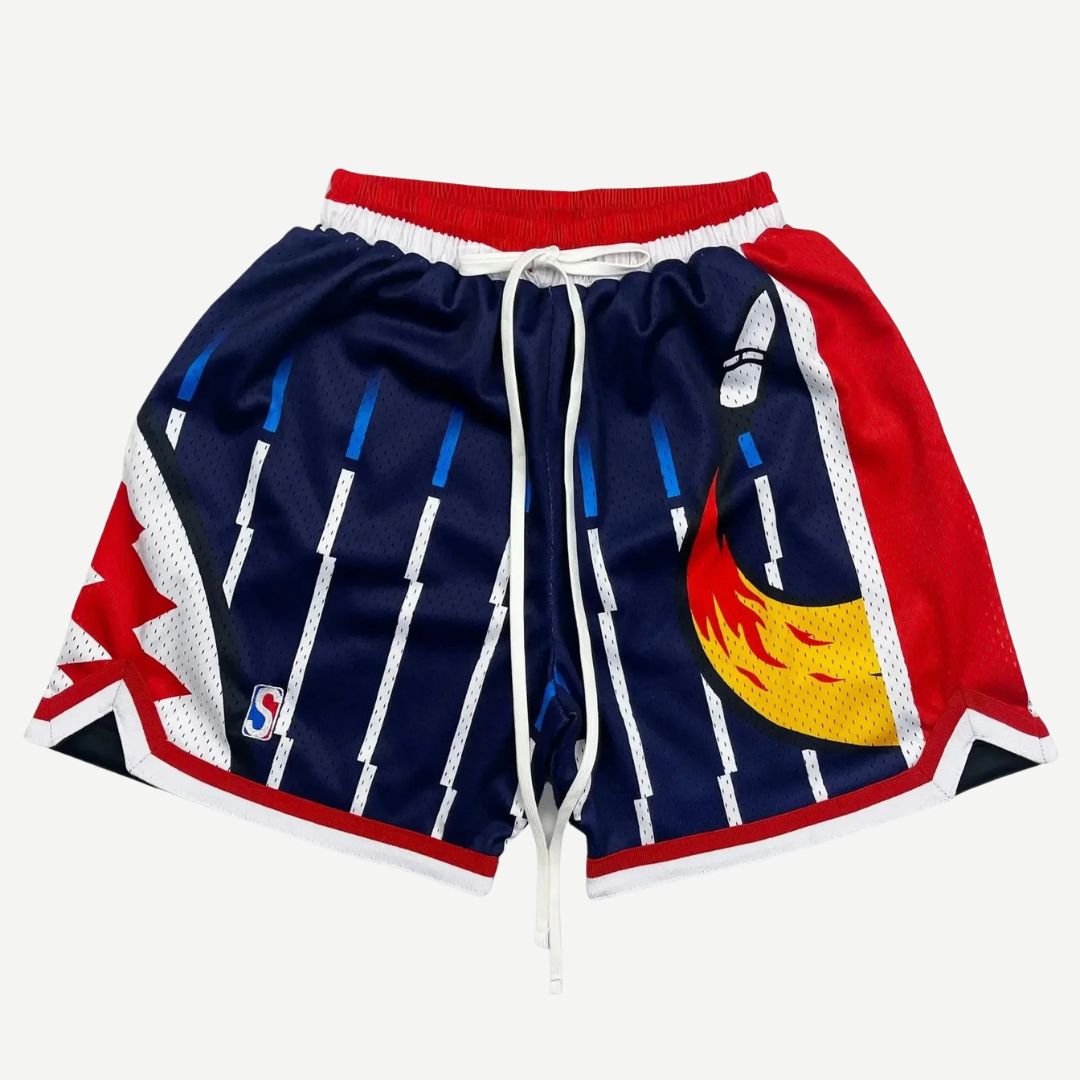 Heren Retro Basketbal Shorts 90's Stijl 4