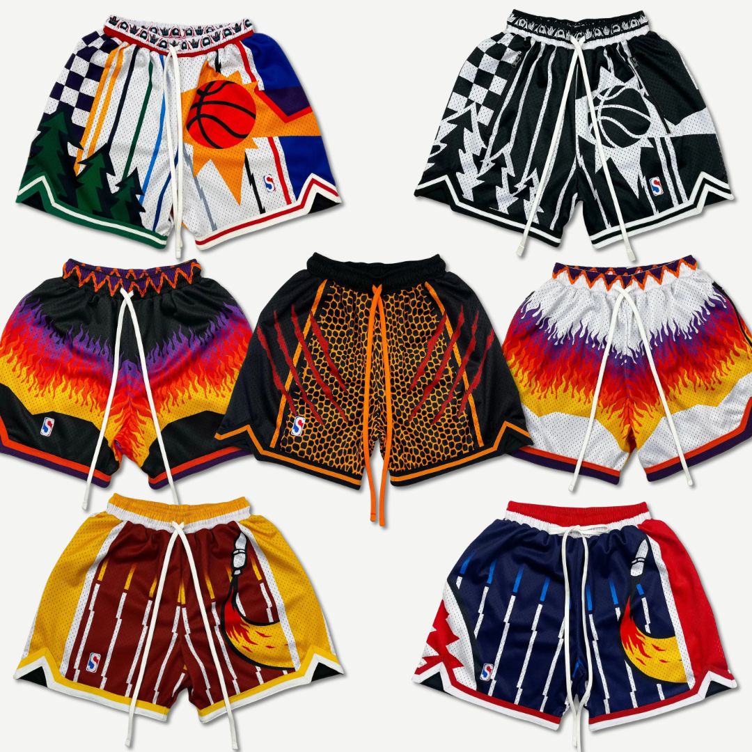 Heren Retro Basketbal Shorts 90's Stijl 7