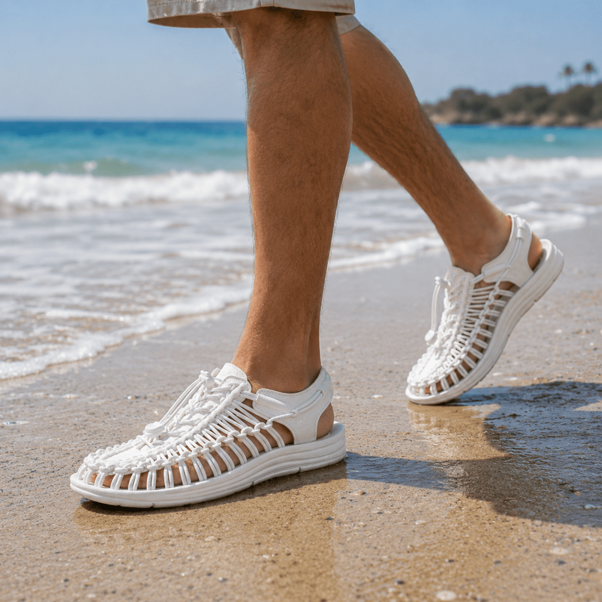 Heren Sandalen Lichtgewicht Flexibel Comfort 4