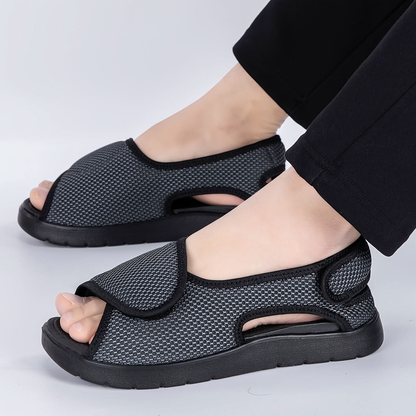 Heren Schoenen Comfort met Extra Brede Pasvorm Ademend 5
