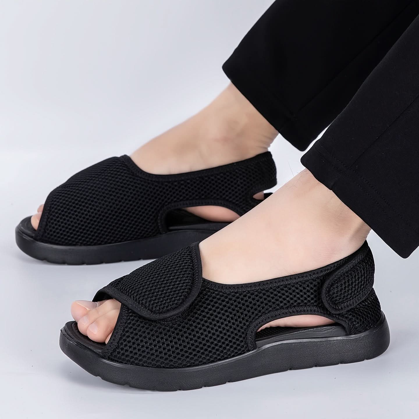 Heren Schoenen Comfort met Extra Brede Pasvorm Ademend 6