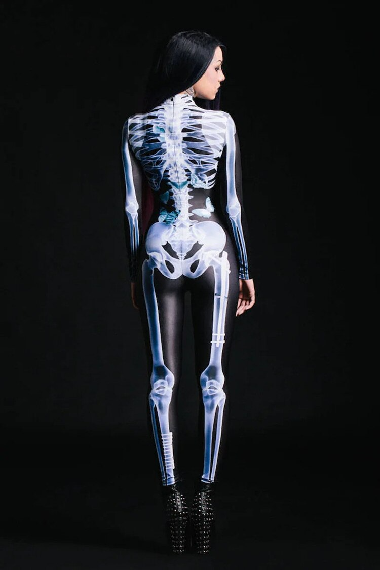 Heren Skelettenzug GlowInTheDark 4