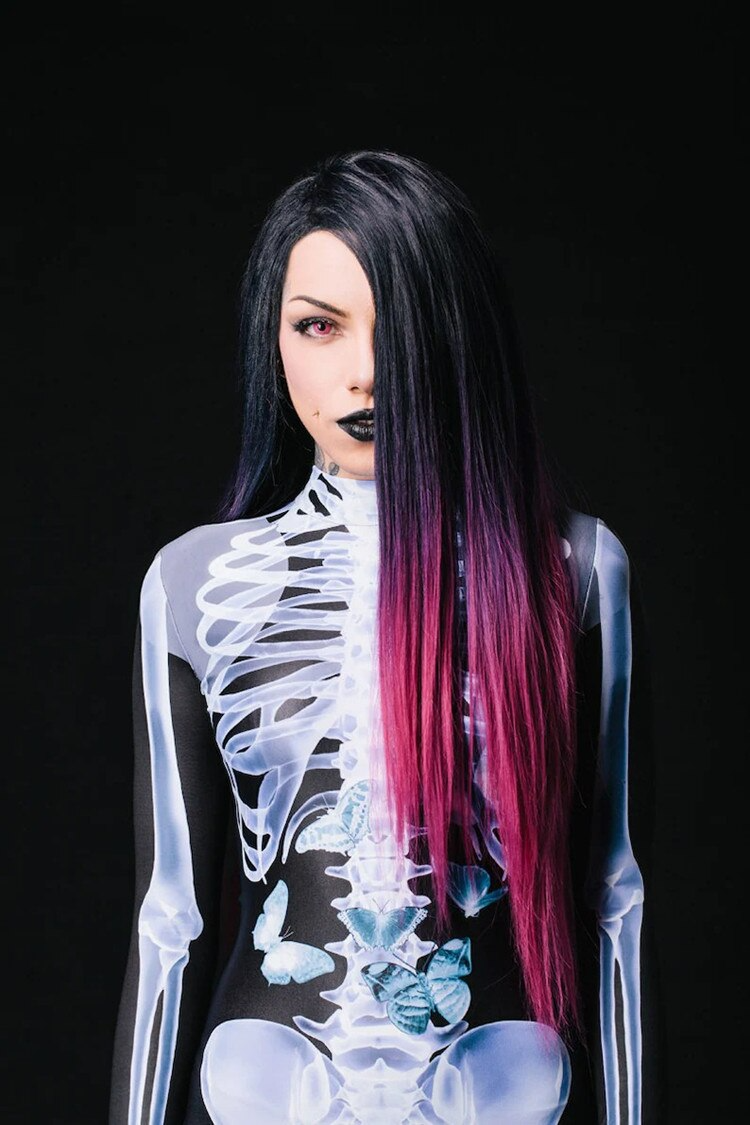 Heren Skelettenzug GlowInTheDark 5
