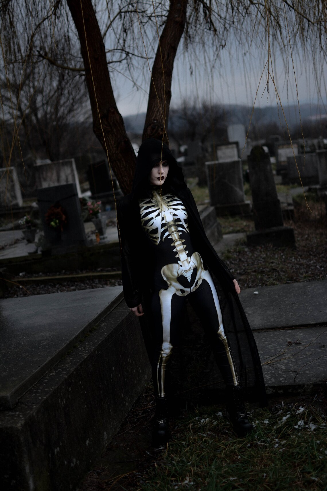 Heren Skelettenzug GlowInTheDark 6