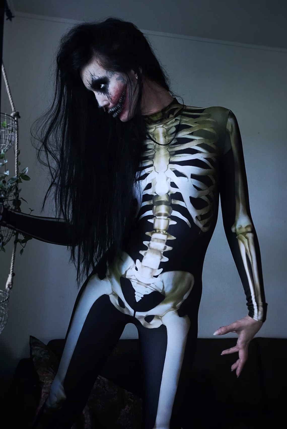 Heren Skelettenzug GlowInTheDark 7