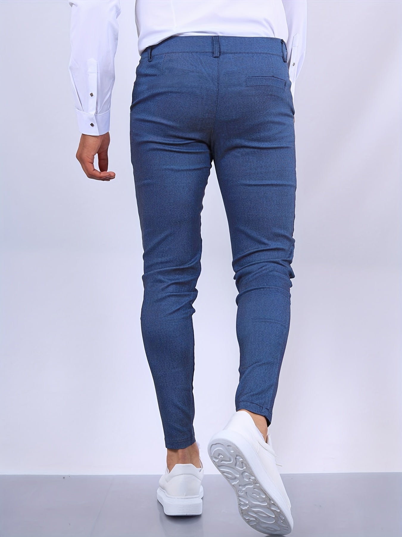 Heren Slim Fit Broek Modern Design 1