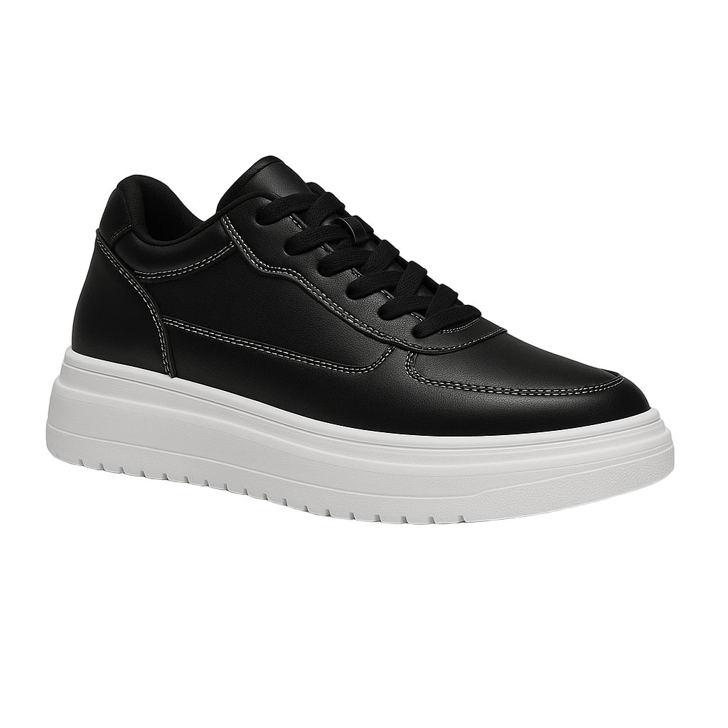Heren Sneakers Verhoogd Casual Minimalistisch PU Leer 0