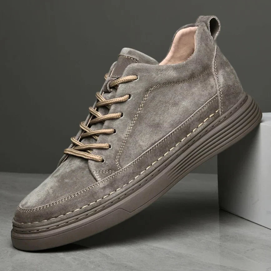 Heren Sneakers van Italiaans Leer met Comfortabele EVA Tussenzool 3