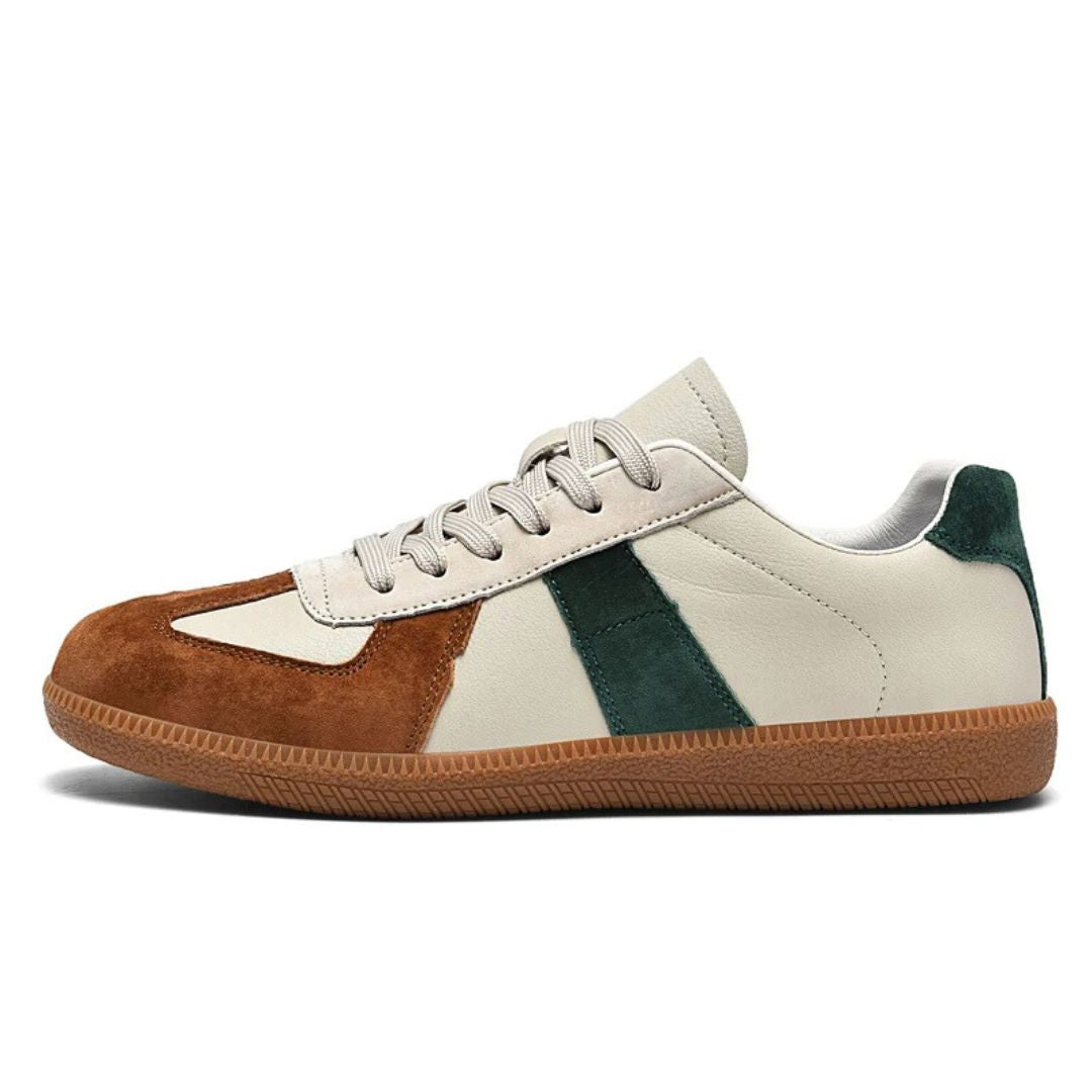 Heren Sneakers van Leer en Suède met Comfortabele Inlegzool 0