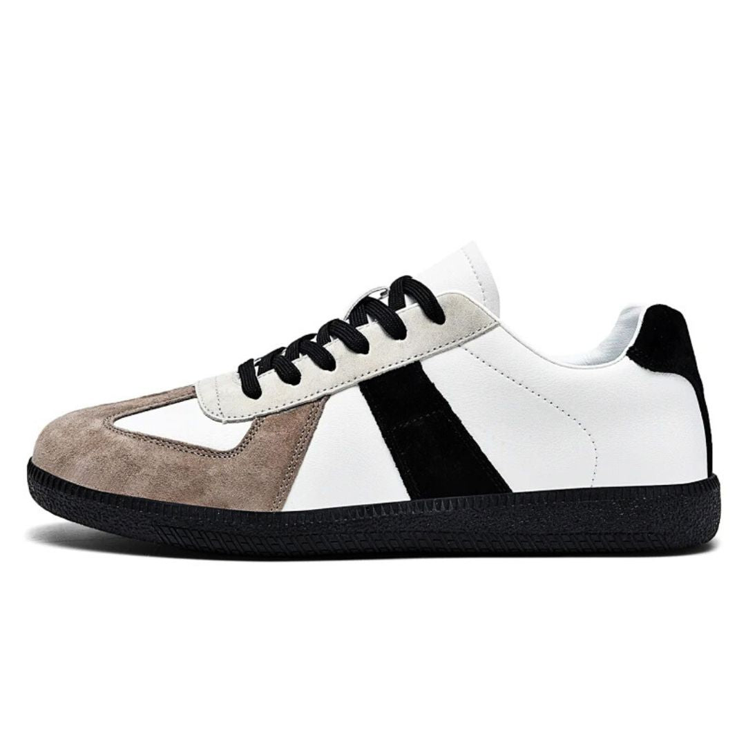 Heren Sneakers van Leer en Suède met Comfortabele Inlegzool 1