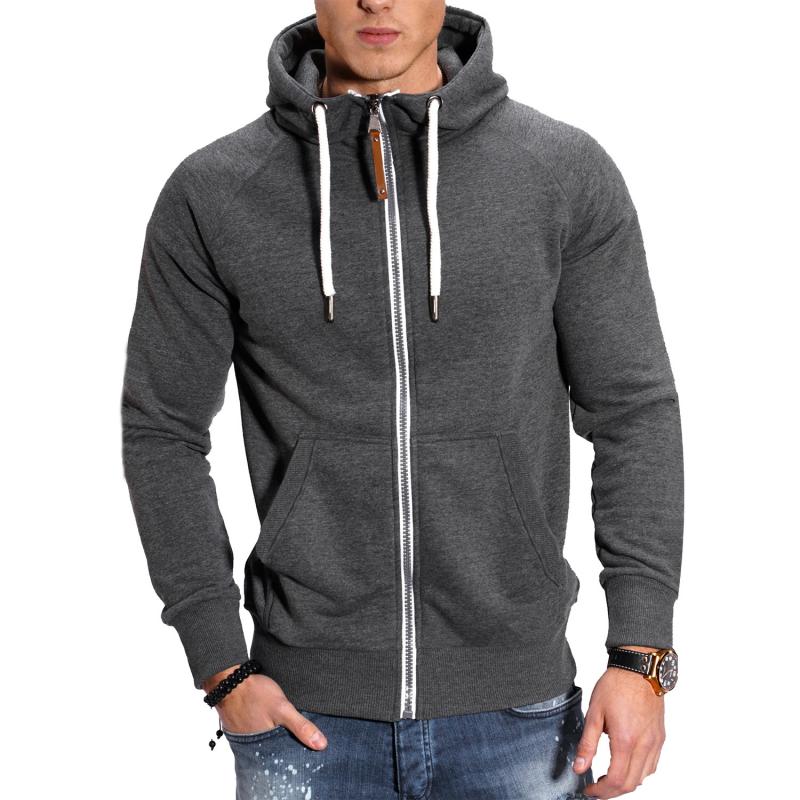 Heren Sportieve Jas met Kap en Raglan Mouwen 2