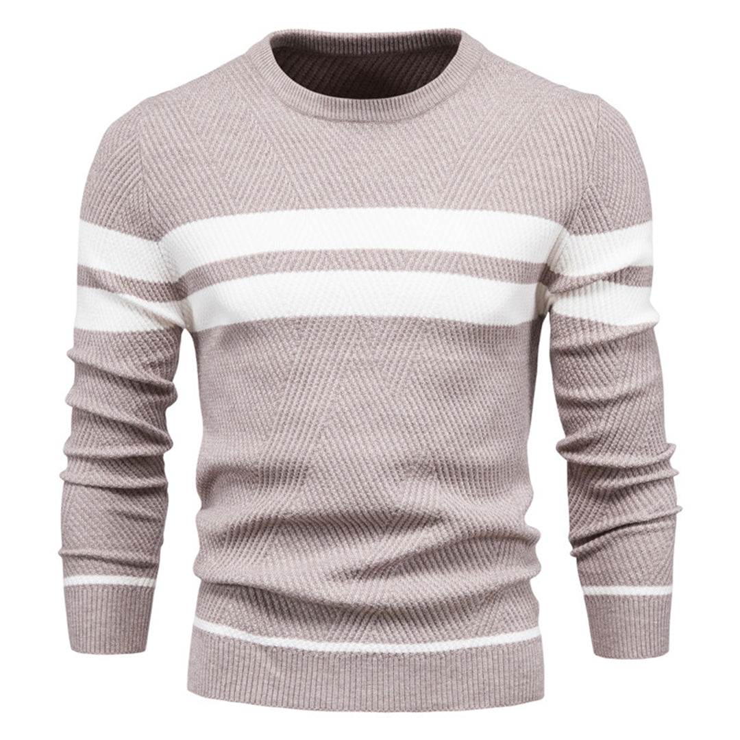 Heren Sweater Casual O-hals Katoenmix 1
