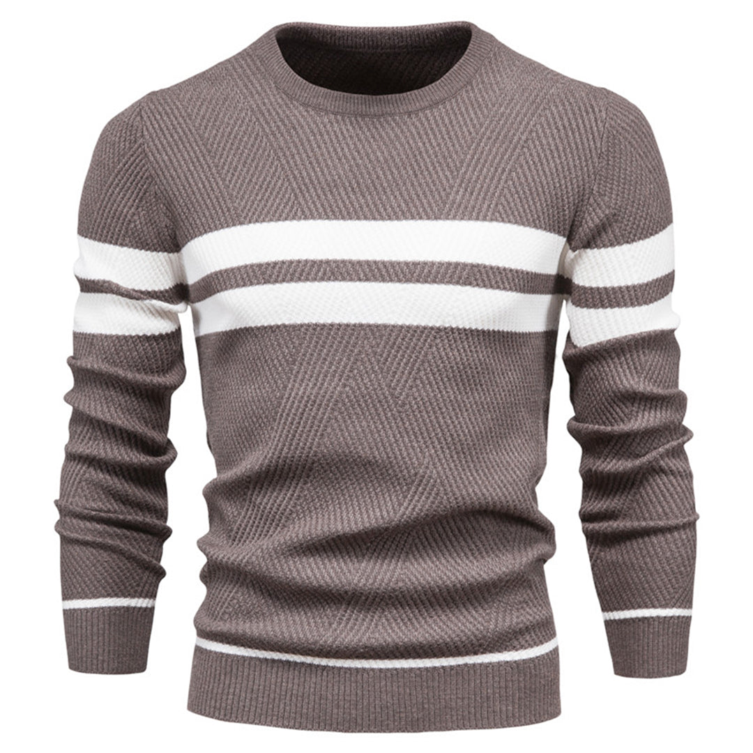 Heren Sweater Casual O-hals Katoenmix 3