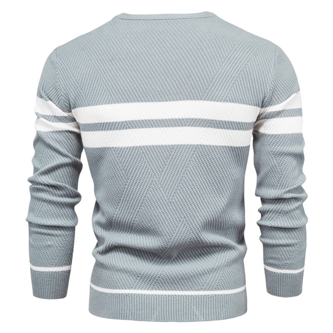 Heren Sweater Casual O-hals Katoenmix 5