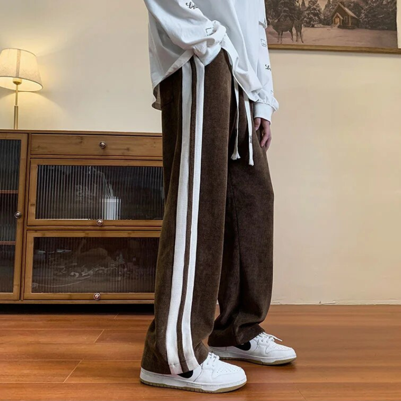 Heren Sweatpants van Zacht Katoen Corduroy 1