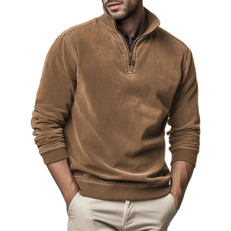Heren Sweatshirt Vintage Stijl voor Casual Comfort 2