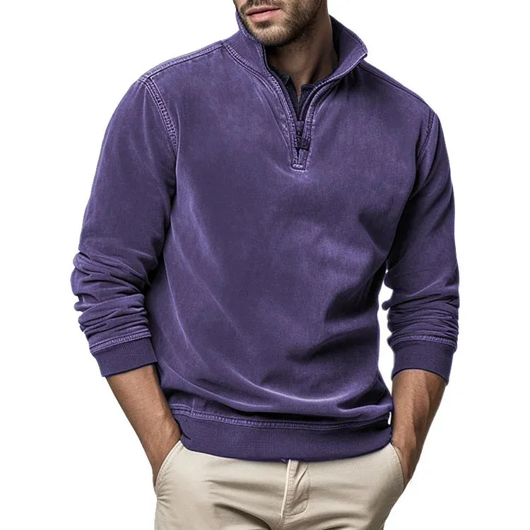 Heren Sweatshirt Vintage Stijl voor Casual Comfort 5