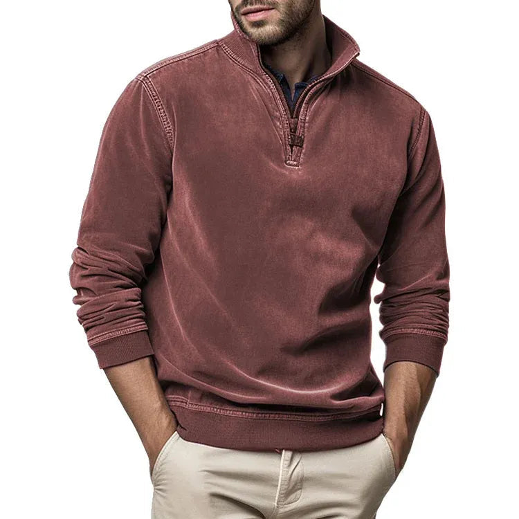 Heren Sweatshirt Vintage Stijl voor Casual Comfort 6