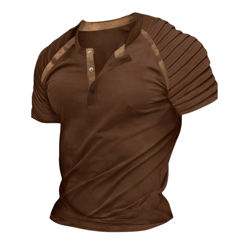 Heren T-Shirt Casual Gestreept Polyester voor Zomeruitjes 0