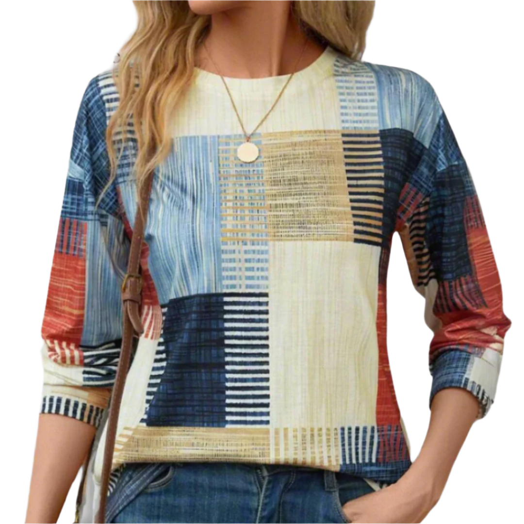 Heren T-shirt Geometrisch Patroon Casual Katoen 0