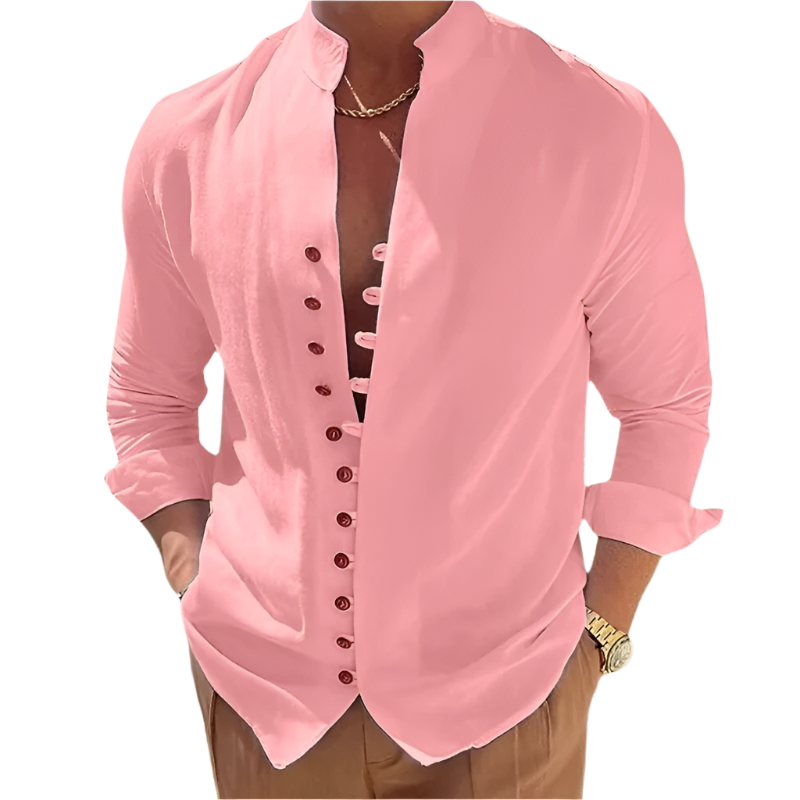 Heren T Shirt Casual Katoen Linnen Mix voor Lente en Zomer 0