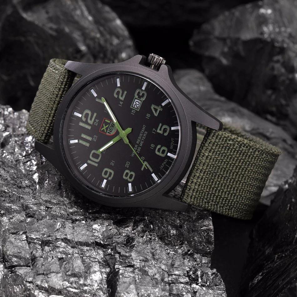 Heren Tactisch Militair Horloge Robuust 0