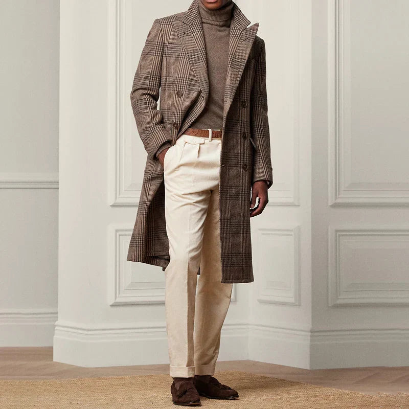 Heren Tailored Broek Wolmix Rechtafstaand 3