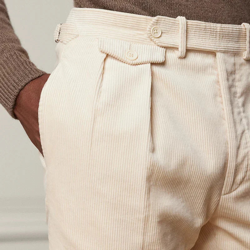 Heren Tailored Broek Wolmix Rechtafstaand 4