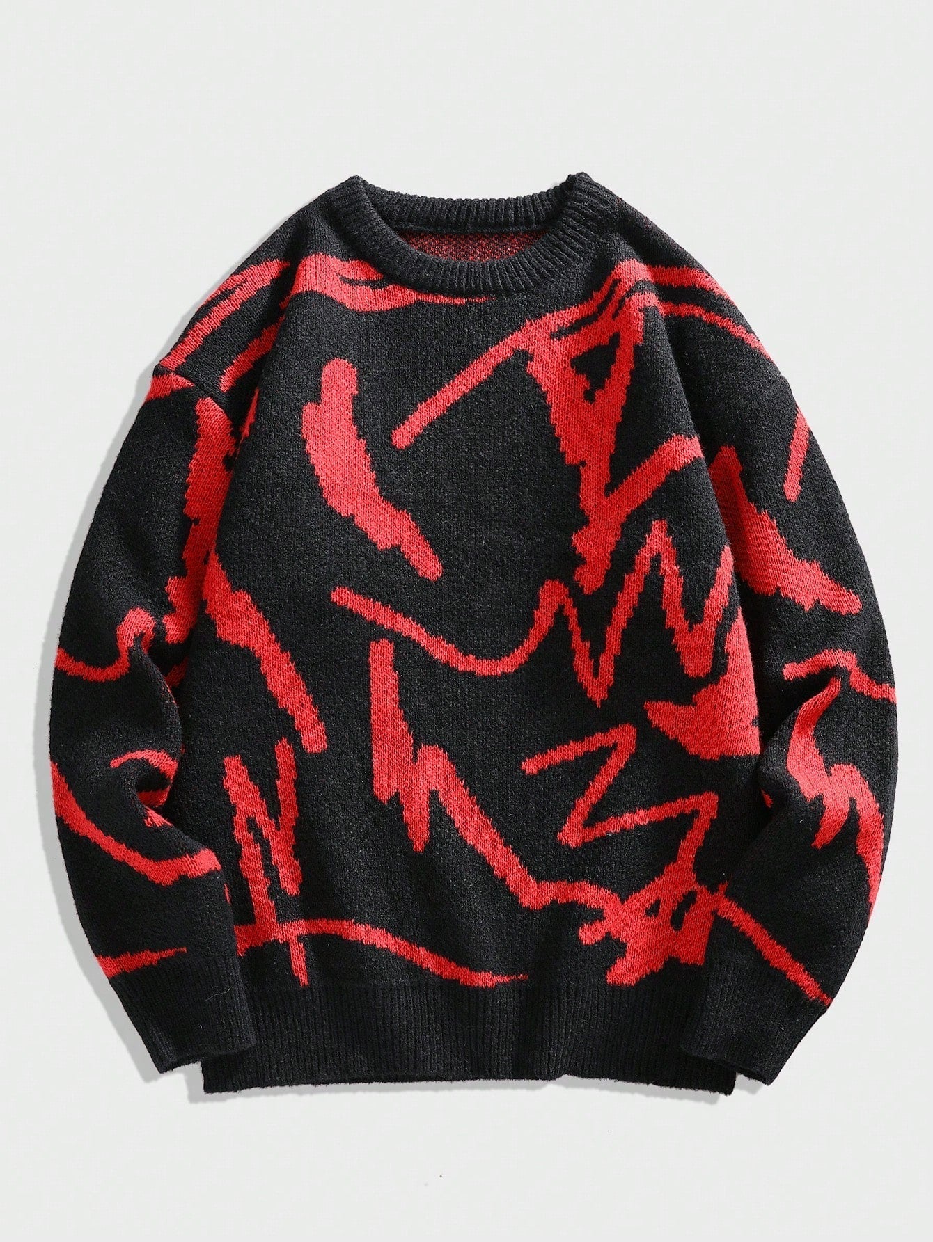 Heren Trui Casual met Grafisch Patroon 10