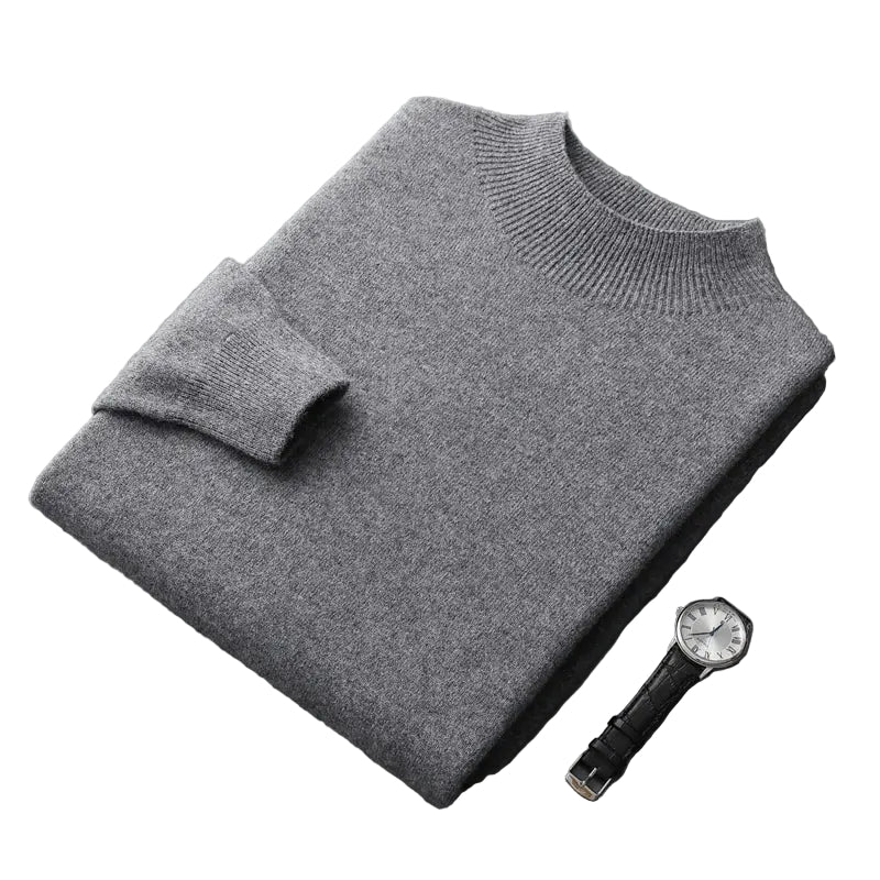 Heren Trui Ronde Hals Ribbelstructuur Comfortabele Pasvorm 0