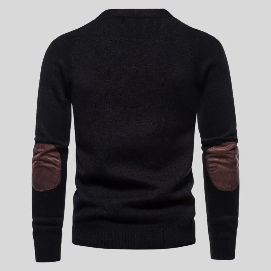 Heren Trui van Lyocell met Minimalistisch Design 5