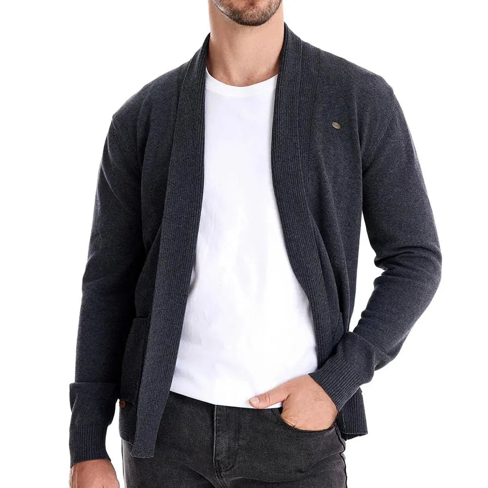Heren V reversible coltrui met sjalstiksel 1