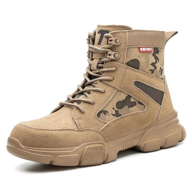 Heren Veiligheidsschoenen S3 Tactische Sneakers met Stalen Neus 6