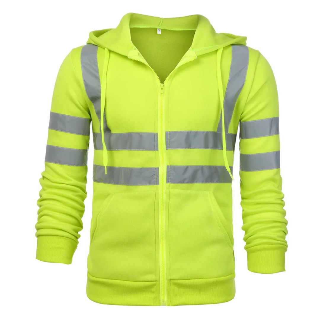 Heren Veiligheidsvest Met Reflecterende Strips Modern Design 1