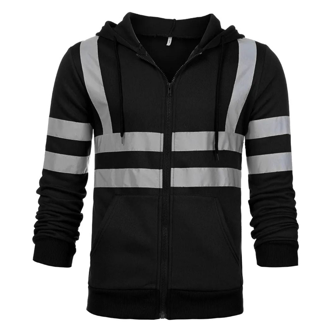 Heren Veiligheidsvest Met Reflecterende Strips Modern Design 3