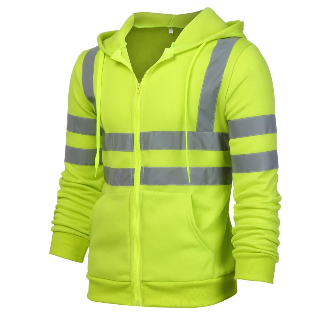 Heren Veiligheidsvest Met Reflecterende Strips Modern Design 8