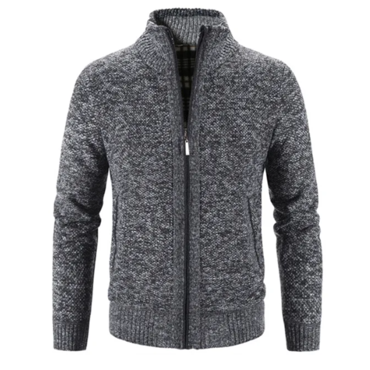 Heren Vest Gebreid met Ritssluiting 3
