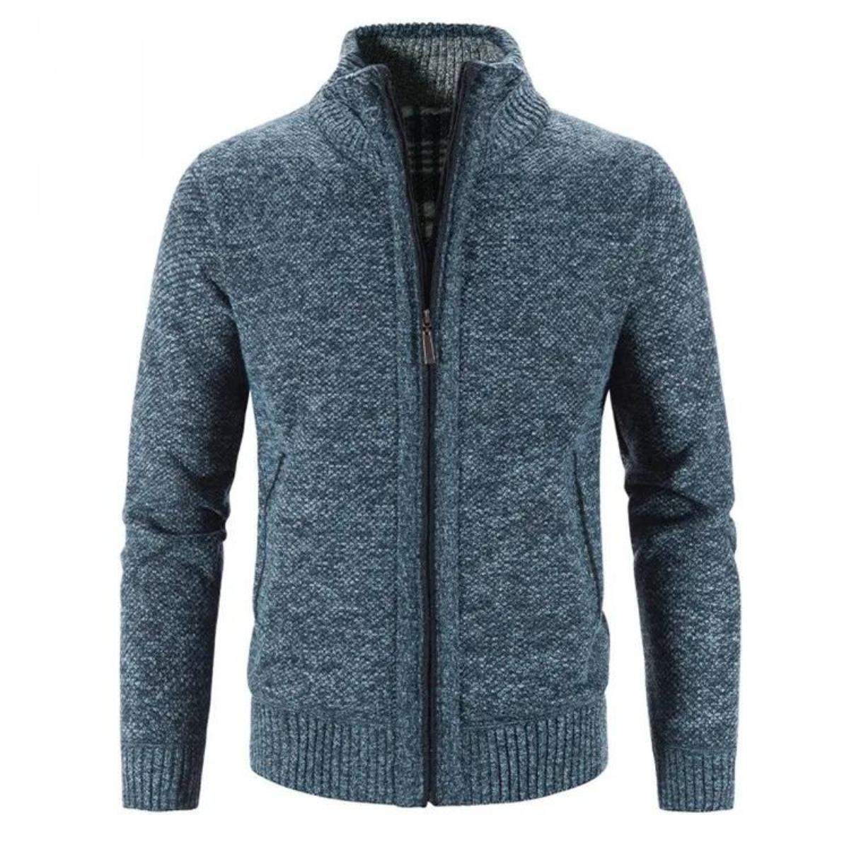 Heren Vest Gebreid met Ritssluiting 5