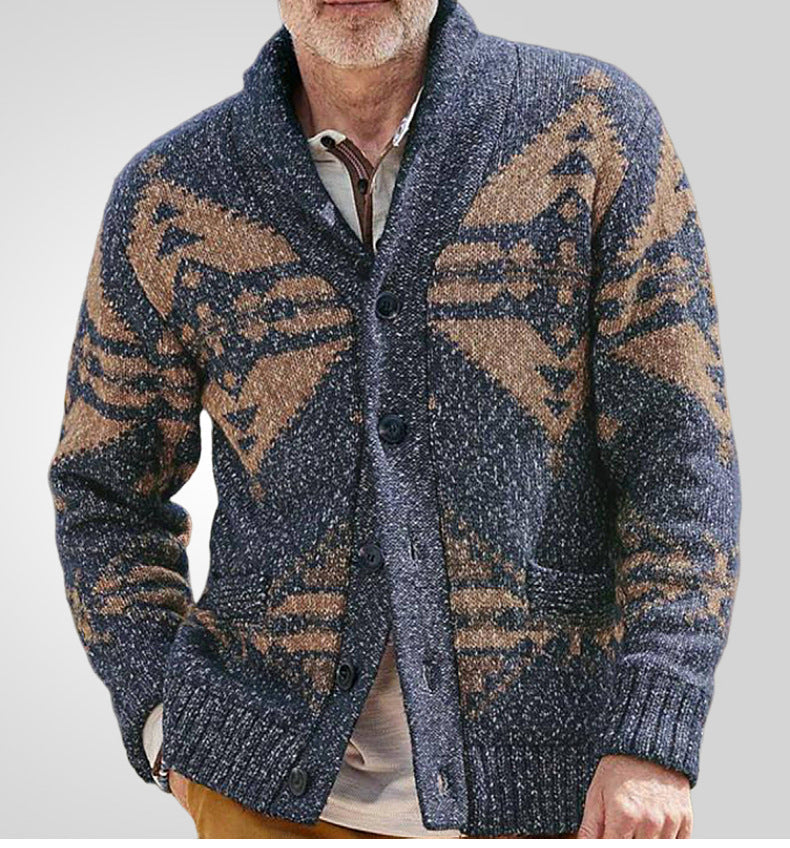 Heren Vest Geometrisch Patroon Casual Stijl 1