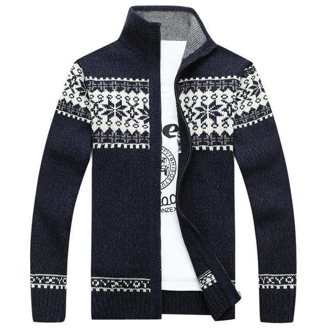 Heren Vest Met Rits Casual Fleece Voor Koude Dagen 0