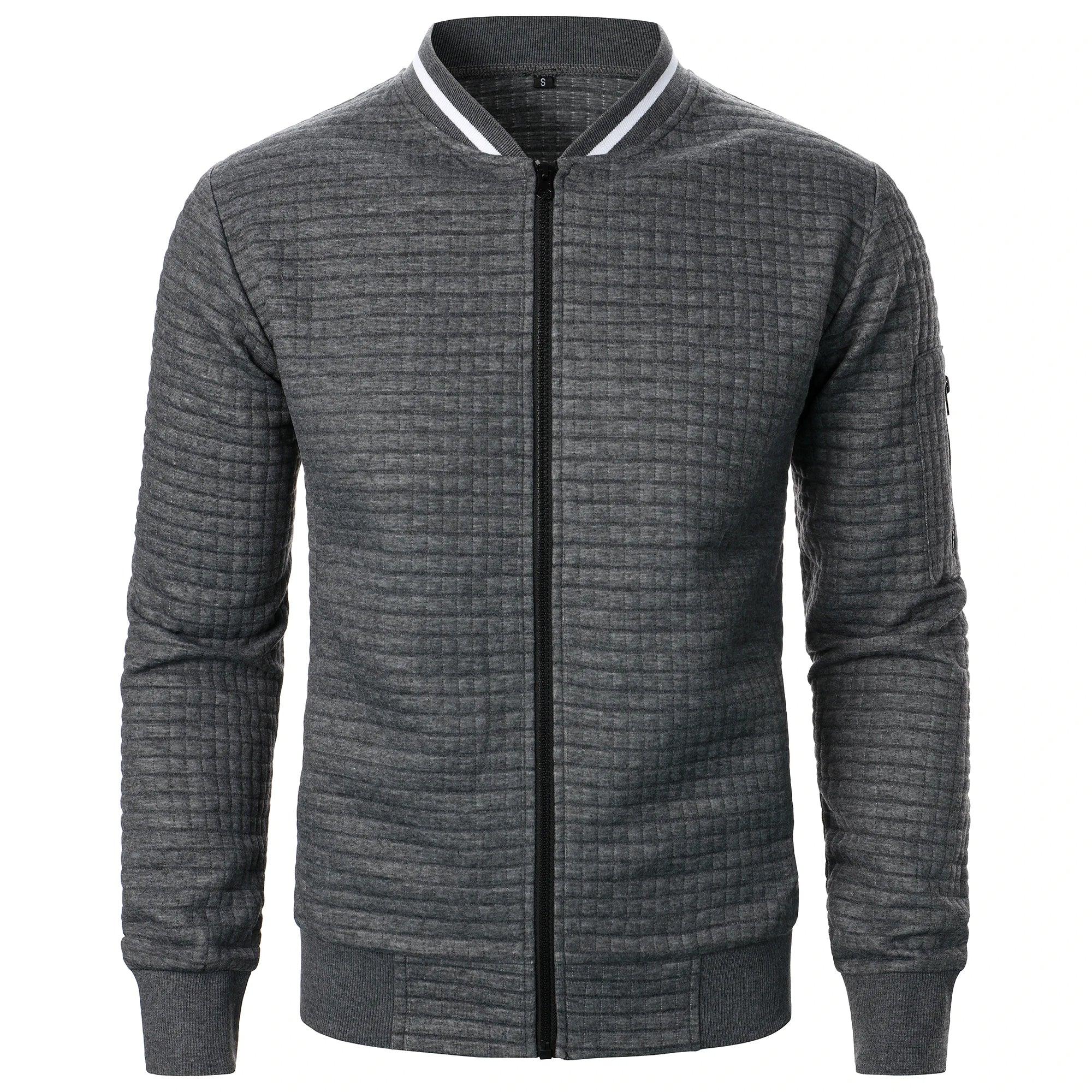 Heren Vest Met Rits Casual Stijl 12