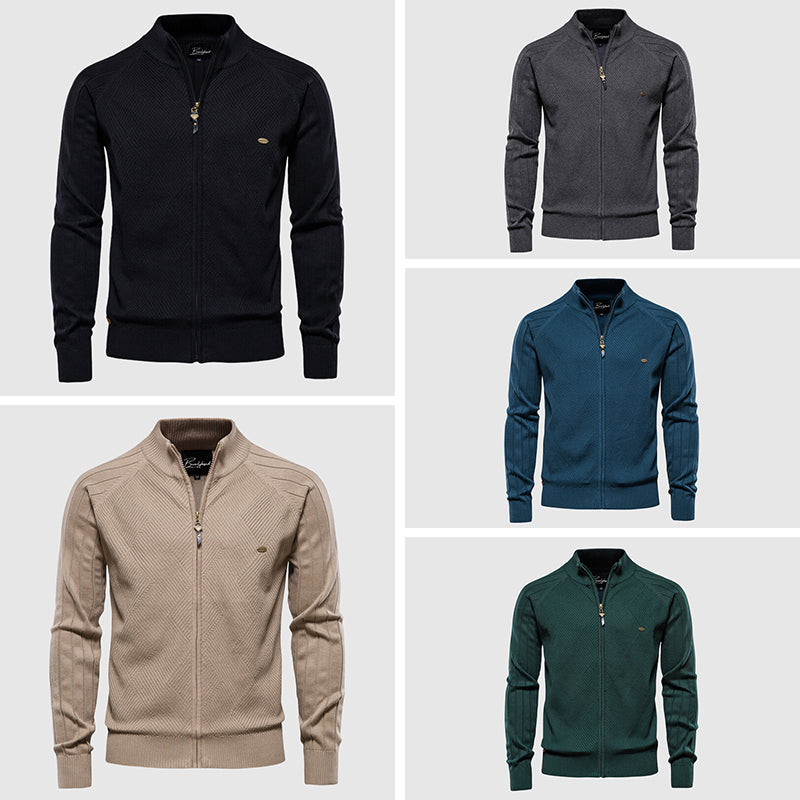 Heren Vest Met Volledige Ritssluiting Casual 6