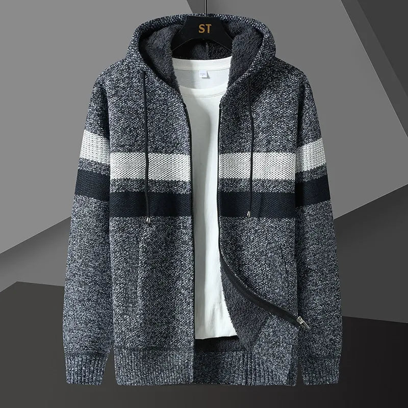 Heren Vest met Capuchon en Rits 1