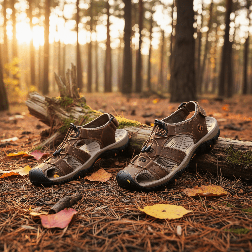 Heren Wandelsandalen Flexibel Ontwerp Met Gesloten Neus 6