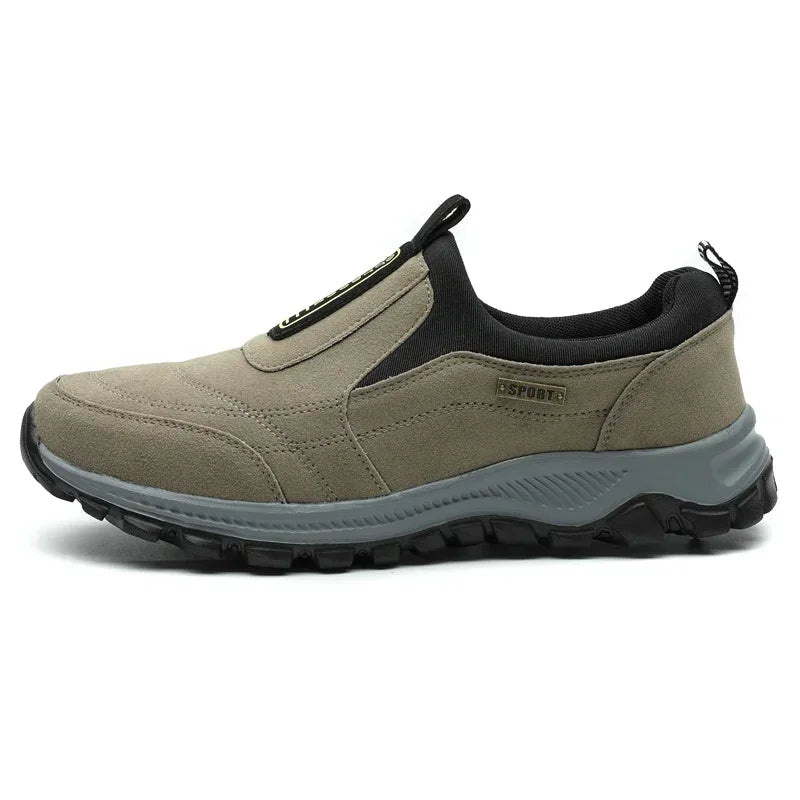 Heren Wandelschoenen Casual Suède Leer Ademend Slip-On Antislip 2